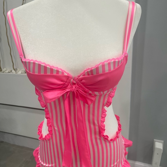 Victoria's Secret Pink Chemise with Ruffled Trim - Picture 3 of 6
